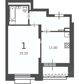 Продается 1-комн. квартира, 41,5 м²
