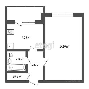 Продается 1-комн. квартира, 35,5 м²