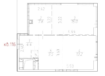 Продается 2-комн. квартира, 50,2 м²