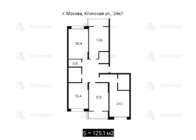Продается 4-комн. квартира, 125,1 м²