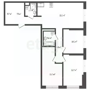 Продается 3-комн. квартира, 81,6 м²