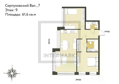 Продается 3-комн. квартира, 62 м²