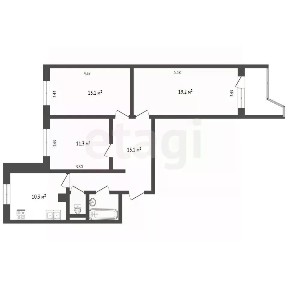 Продается 3-комн. квартира, 75 м²