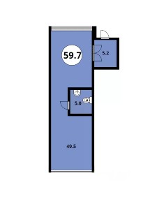 Продается помещение свободного назначения, 59,7 м²