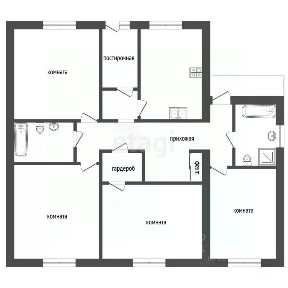 Продается 1-этажный дом, 61,2 м²
