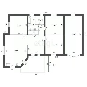 Продается 1-этажный дом, 108 м²