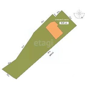 Продается 1-этажный дом, 176 м²