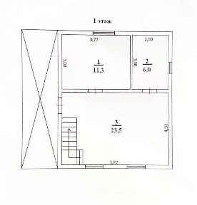 Продается 2-этажный дом, 69,6 м²