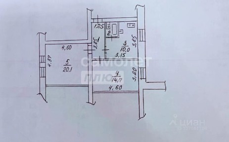 Сдается 2-комн. квартира, 51 м²