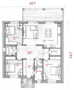 Продается 1-этажный дом, 150 м²