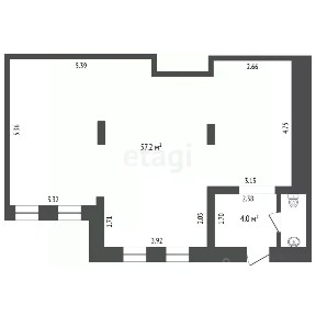 Сдается помещение свободного назначения, 63 м²