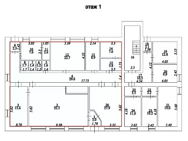 Сдается помещение свободного назначения, 192 м²
