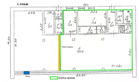 Сдается помещение свободного назначения, 160 м²