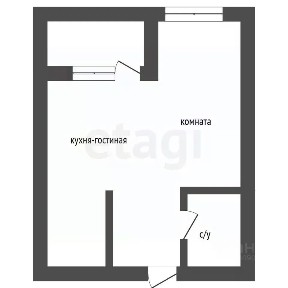 Продается 1-комн. квартира, 34,6 м²