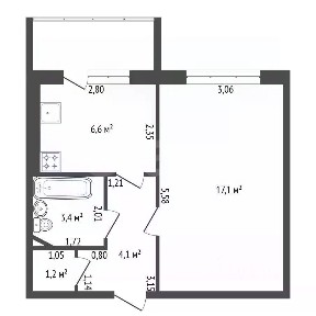 Продается 1-комн. квартира, 33 м²