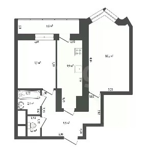 Продается 2-комн. квартира, 47,4 м²