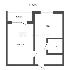 Продается 1-комн. квартира, 32,9 м²