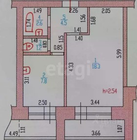 Продается 1-комн. квартира, 35 м²