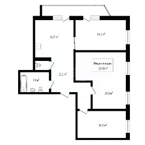 Продается 4-комн. квартира, 114,1 м²