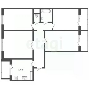 Продается 4-комн. квартира, 76,2 м²