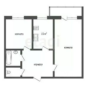 Сдается 2-комн. квартира, 58 м²