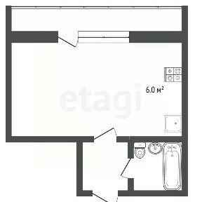 Сдается студия, 28,6 м²