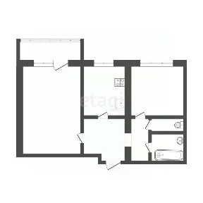 Продается 2-комн. квартира, 49,4 м²