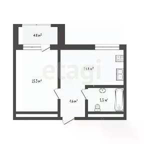 Продается 1-комн. квартира, 39 м²