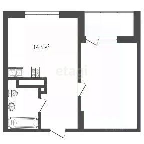 Продается 1-комн. квартира, 37,5 м²