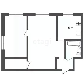 Продается 2-комн. квартира, 40,7 м²