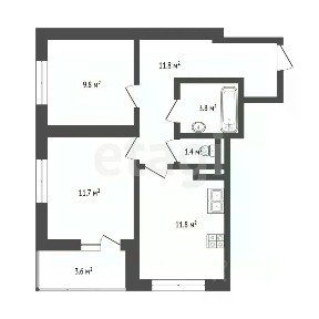 Продается 2-комн. квартира, 50 м²