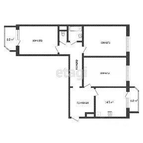 Продается 3-комн. квартира, 90,2 м²