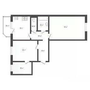 Продается 2-комн. квартира, 61,9 м²