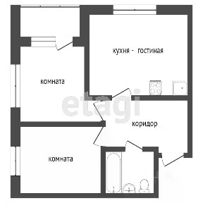 Продается 2-комн. квартира, 49,8 м²