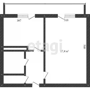 Продается 1-комн. квартира, 32,3 м²