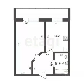 Продается 1-комн. квартира, 33,8 м²