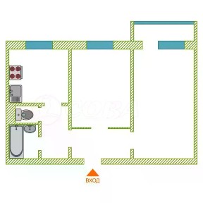 Продается 2-комн. квартира, 50 м²