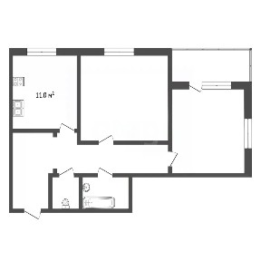 Продается 2-комн. квартира, 59,9 м²