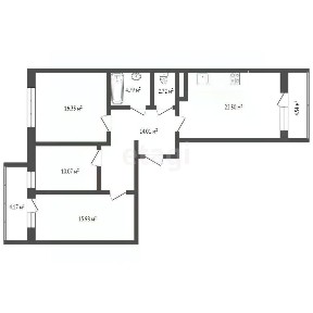 Продается 3-комн. квартира, 84,9 м²