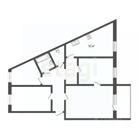 Продается 4-комн. квартира, 87,6 м²