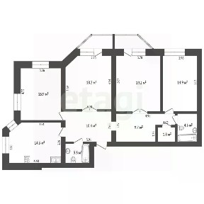 Продается 4-комн. квартира, 112 м²