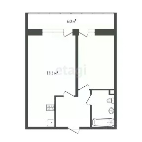 Продается 1-комн. квартира, 36 м²