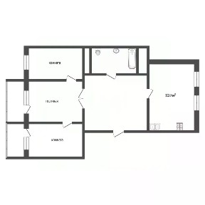 Продается 3-комн. квартира, 72,8 м²