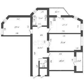 Продается 3-комн. квартира, 100 м²