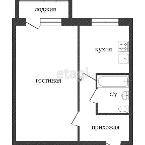 Продается 1-комн. квартира, 47,2 м²