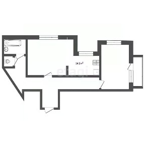 Продается 2-комн. квартира, 83,4 м²