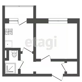 Продается 1-комн. квартира, 41,2 м²