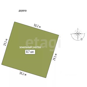 Продается 2-этажный дом, 105,67 м²