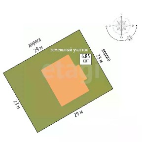 Продается 1-этажный дом, 105 м²