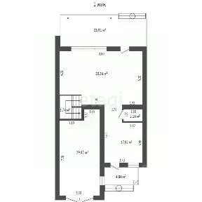 Продается 2-этажный таунхаус, 180 м²
